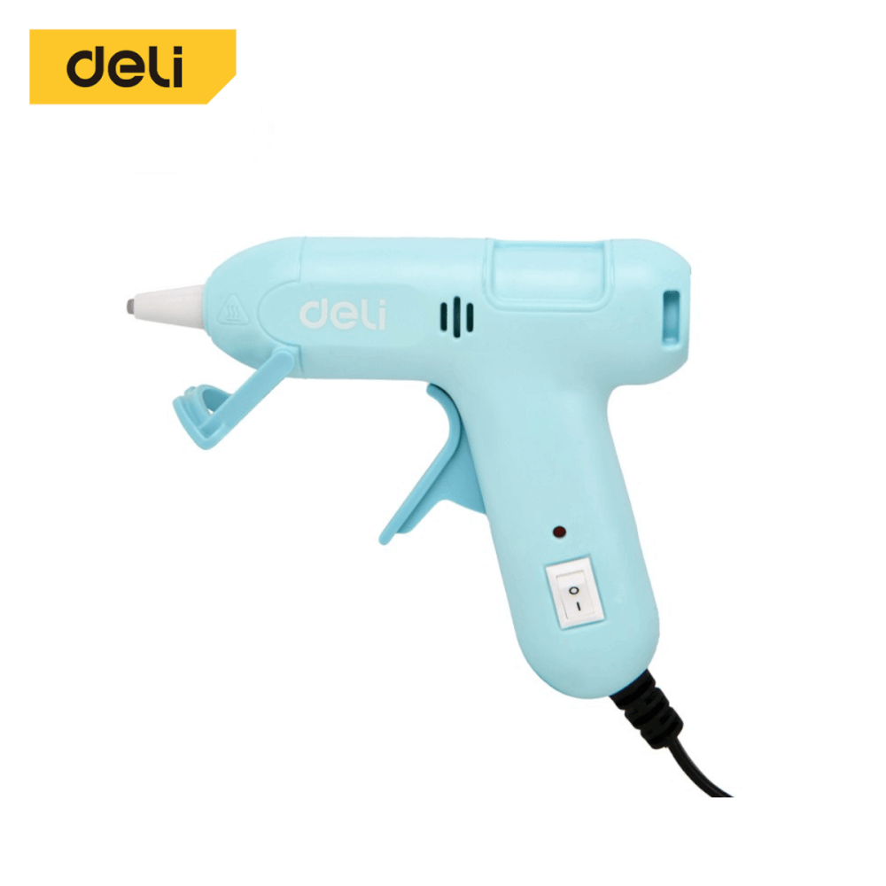 ปืนยิงกาว DELI EDL390021-BL-01 20วัตต์ สีฟ้า_0